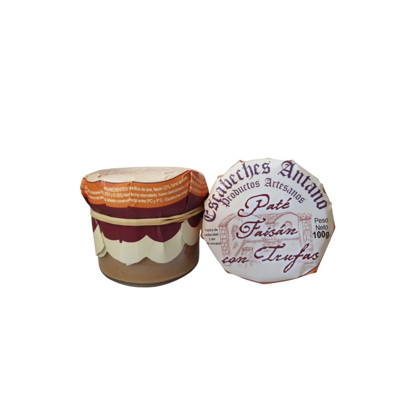 Paté de Faisán con Trufas Escabeches Antaño | L'Alfabia
