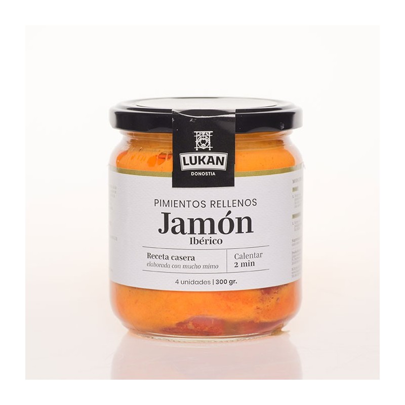 Pimientos rellenos de Jamón Ibérico | Lukan Gourmet – L’Alfabia