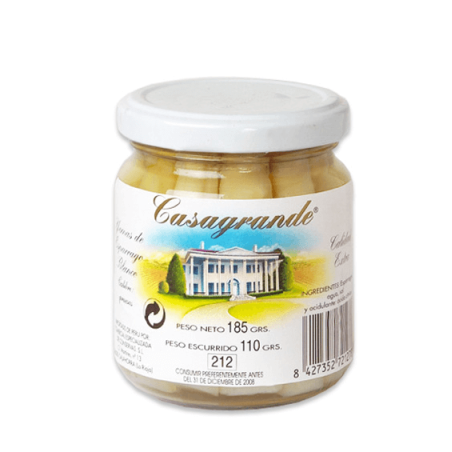 Yemas de espárragos blancos