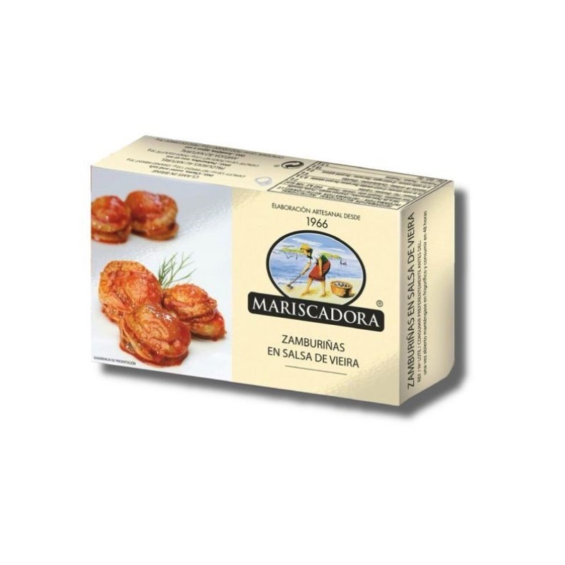 Zamburiñas en Salsa de Vieira Mariscadora| L'Alfabia Gourmet