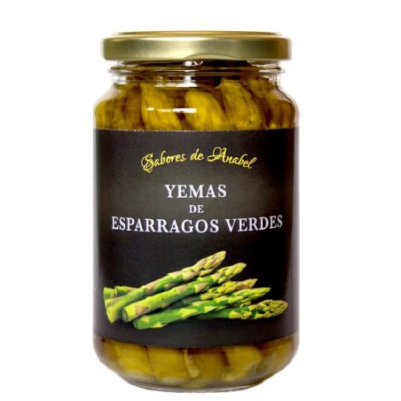 Yemas de Espárragos Verdes Sabores de Anabel| L'Alfabia Gourmet